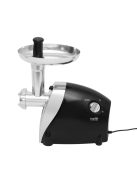 HOME HGHD1200 húsdaráló, 1200 W, rozsdamentes vágórostélyok, kés, és tálca, tartozék kolbásztöltő és kebbe készítő HGHD1200