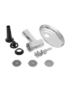   HOME HGHD1200 húsdaráló, 1200 W, rozsdamentes vágórostélyok, kés, és tálca, tartozék kolbásztöltő és kebbe készítő HGHD1200