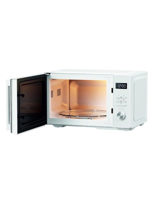 HOME HGMH25GR mikrohullámú sütő, 25 liter, grillfunkció, 25l, fehér, 900 W, digitális, 5 fokozat, gyerekzár
