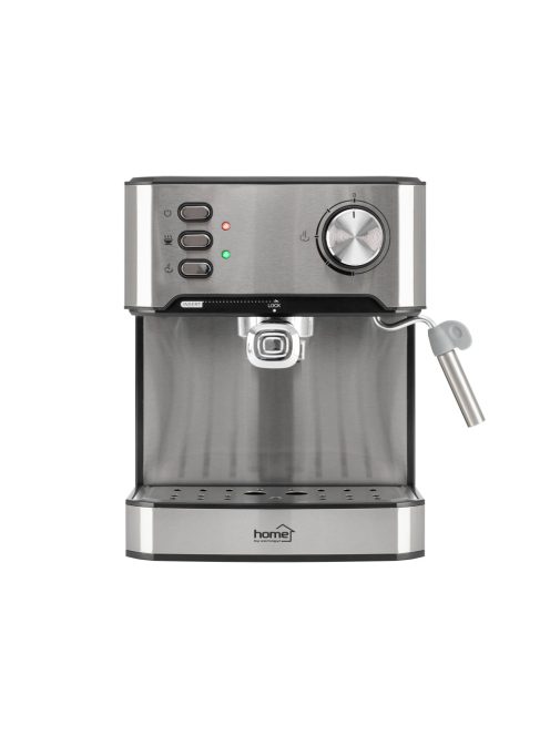 HOME HGPR15 presszókávé főző, 15bar, inox, tejhabosítás, elektronikus vezérlés, automatikus kikapcsolás 