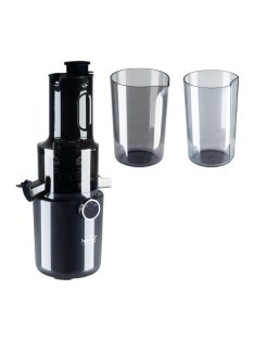   HOME HGSJ200 zöldség-gyümölcs lassú prés, 200 W, lassú fordulat, 800 ml-es tartály, vezetéktároló