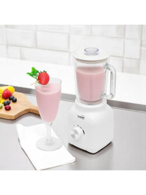 HOME HGTB15 turmixgép, 1,5L-es üvegtartály, 800 W, 2 fokozat 