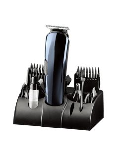   Home HG HS 12 haj- és testszőrnyíró készlet, vezetékes és vezeték nélküli használat, 5 cserélhető fej, 7 műanyag fésű, Li-ion akkumulátor