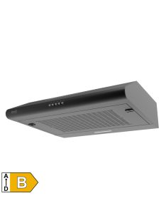   Home KPE 6020B konyhai páraelszívó TORNADO, három sebességfokozat, légszállítás: 200 m3/h, 38 W, 60 cm, fekete