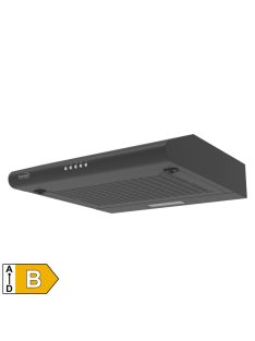   Home KPE 5019B konyhai páraelszívó STORM, három sebességfokozat, légszállítás: 190 m3/h, 38 W, 50 cm, fekete