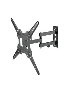   Home LCDH 291 LCD/LED TV fali tartó, 23” - 55” képernyőméretig, max. 30 kg teherbírás, teljesen mozgatható, fali rögzítő elemek tartozékok