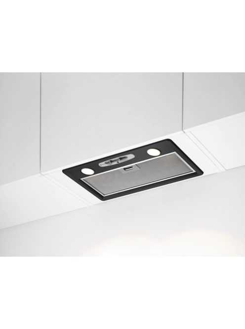 ELECTROLUX LFG525K Beépíthető páraelszívó fekete, 52 cm, 3 fokozat, nyomógombos vezérlés, LED világítás