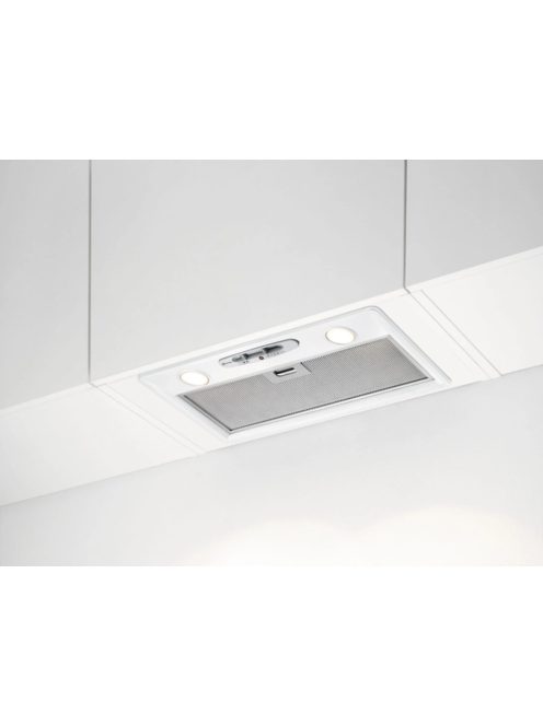 ELECTROLUX LFG525W Beépíthető páraelszívó fehér, 52 cm, 3 fokozat, nyomógombos vezérlés, LED világítás