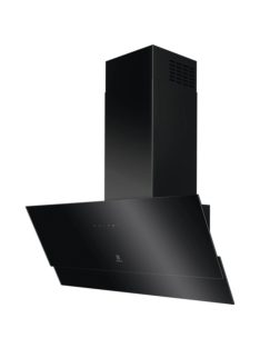   ELECTROLUX LFV629K Beépíthető kürtős páraelszívó, Kürtős-vertikális, 90 cm, Hob2Hood, 3+1 fokozat, érintővezérlés, LED világítás