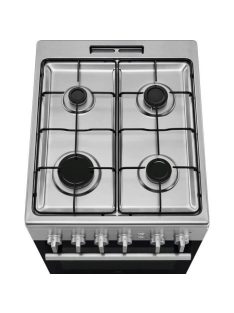   Electrolux LKG504011X gáztűzhely, 50 cm, hőlégkeverés, grill, szikragyújtás a sütőben is, katalitikus oldalfalak, inox (2 év jótállás fogyasztónak)
