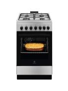 ELECTROLUX LKK520032X Kombinált tűzhely, inox, Multi 5, Termosztát, 57 l, sütővilágítás, grill, hangjelzés, percszámlálás