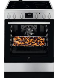   Electrolux LKR64020CX elektromos tűzhely, 60 cm, 73 l, AirFry funkció + tálca, teleszkópos sütősín, AquaClean tisztítás, MultiLevel Cooking