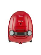 MIDEA MBO1PLRE porzsákos porszívó, 700 W, kompakt és könnyű, 1,5 literes porzsák, 5 m tápvezeték