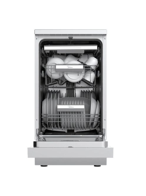 Midea MDWEF1034DSS-WC inox , programok száma: 9, szabadonálló, 10 terítékes mosogatógép