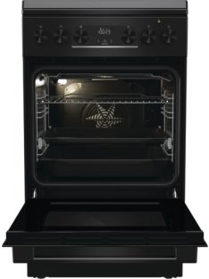   Gorenje MEKS5141BM fekete, szabadonálló, gáz, kombinált, főzőzóna: 4, sütő:70L, grill, tűzhely