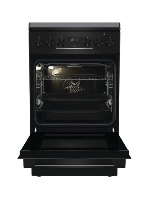 Gorenje MEKS5141BM fekete, szabadonálló, gáz, kombinált, főzőzóna: 4, sütő:70L, grill, tűzhely