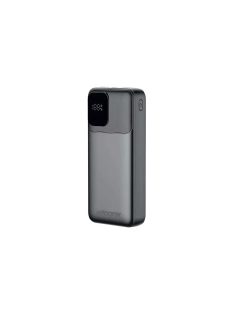   Moonx MP02 PD külső akkumulátor 20W 1xUSB-C + 2xUSB QC3.0, 22.5W, 20000mAh, fekete