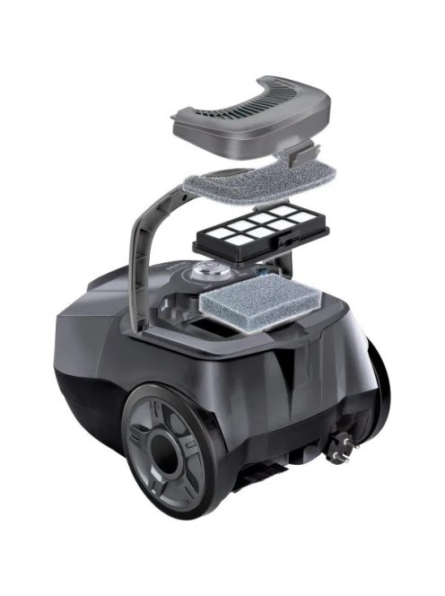 MPM MOD-52 Porszívó - 850W, HEPA Szűrővel, Üríthető Porzsák