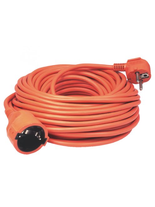 Home NV 2-5/OR/1,5 hosszabító, 5 m, H05VV-F 3G1,5 mm2 kábel, IP 20 kivitel, 250V~/16A/3680W, pipa alakú dugó és egyenes lengő aljzat, narancssárga színű NV 2-5/OR/1,5