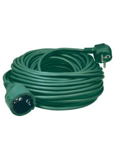   Home NV 2-5/GR/1,5 hosszabbító, 5 m, H05VV-F 3G1,5 mm2 kábel, IP 20 kivitel, 250V~/16A/3680W, pipa alakú dugó és egyenes lengő aljzat, zöld színű