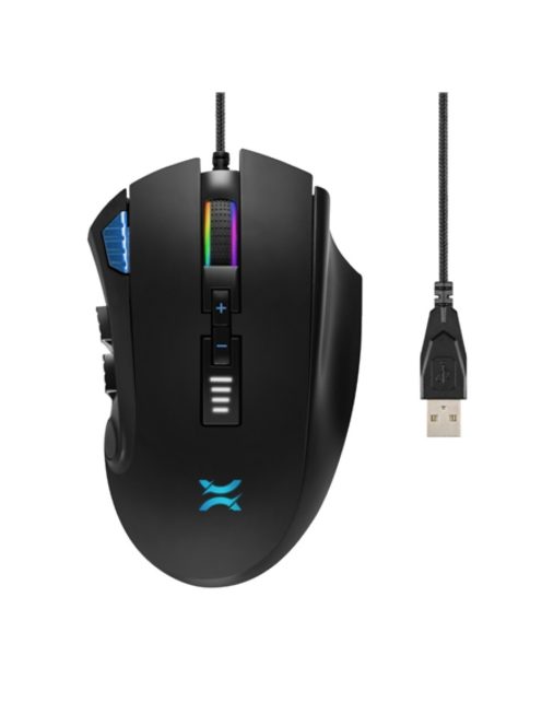 NOXO Nightmare 5000dpi RGB gamer egér