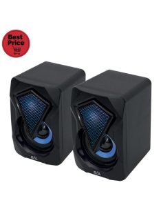   SAL PCS 230 multimédia hangszórópár, 2x3 W, RGB LED effekt, AUX, BT, USB tápkábel