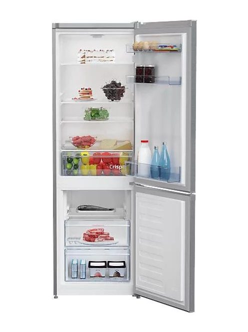 Beko RCSA270K40SN Alulfagyasztós hűtőszekrény, M: 170.8, E energiaosztály (RCSA270K40SN)