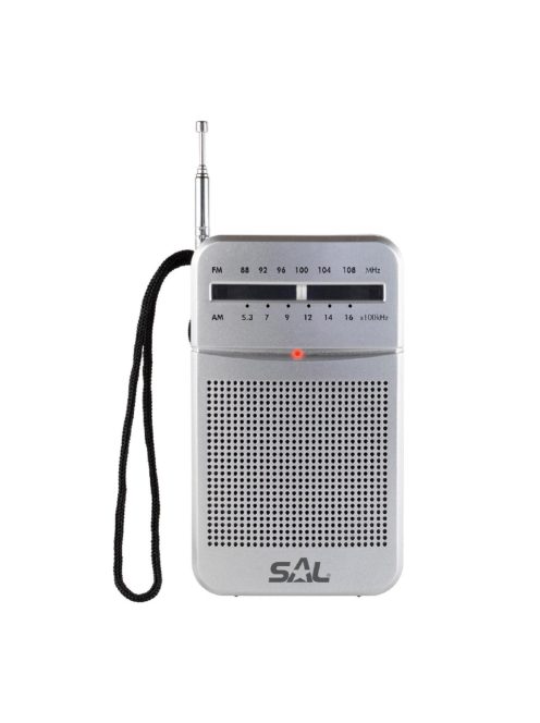 SAL RPC 4 zsebrádió, 2 sávos AM-FM rádió, nagyérzékenységű vétel, AUX