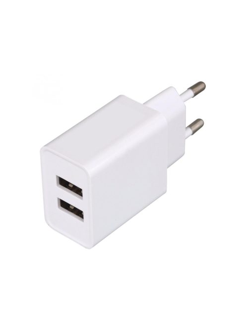 Home SA 24USB hálózati töltő, 2db megosztott USB kimenet, egyidejűleg 2 készülék tölthető