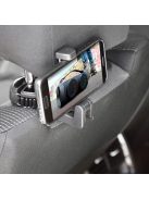 SAL SA 062 autós telefontartó, 2in1, mobiltartó, csomagakasztó, fejtámla rúd rögzítés, 10 - 16 mm, 4 - 10 kg terhelés