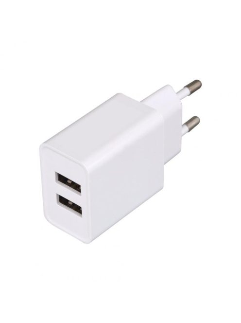 Home SA 24USB hálózati töltő, 2db megosztott USB kimenet, egyidejűleg 2 készülék tölthető