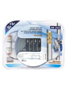 SAL SA 333 autó-HiFi kábel szett, 1000 W, 80 A, 20 mm2 42 darabos