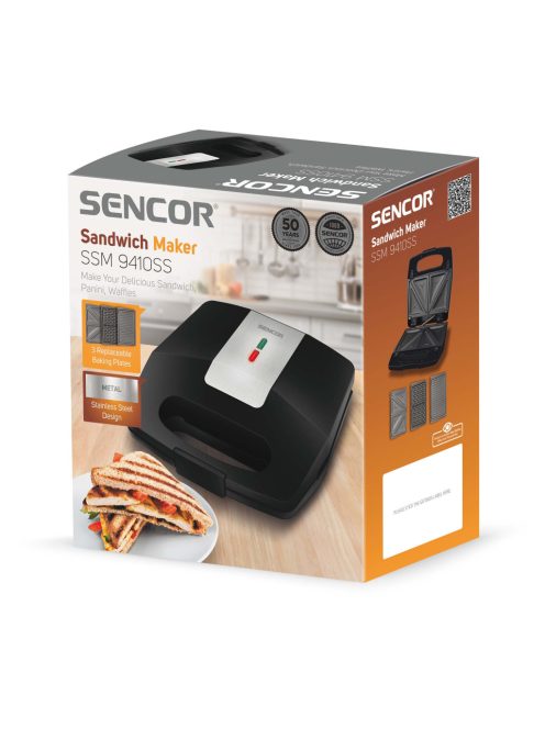 SENCOR SSM941OSS 3IN1 SZENDVICSSÜTŐ