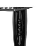 Home SF40BK állóventilátor, 45 W, 40cm-es lapátátmérő, 3 sebességfokozat, oszcillálás, állítható fejdőlésszög, fekete színű