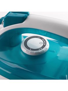   Gorenje SIH1800TQC gőzölős vasaló, 1800 W, UltraSteel talp, öntisztítás, 0,2 literes víztartály, türkiz-fehér