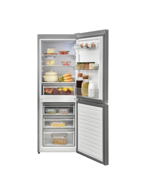 SHARP SJ-FBB02DTXLE-EU alulfagyasztós hűtőszekrény, 229L, Inox,KÜLSŐ RAKTÁRON-VEDD FEL VELÜNK A KAPCSOLATOT