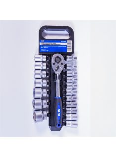   IRIS TOOLS SS-019-020 19 darabos dugókulcs készlet racsnis karral 1/2"