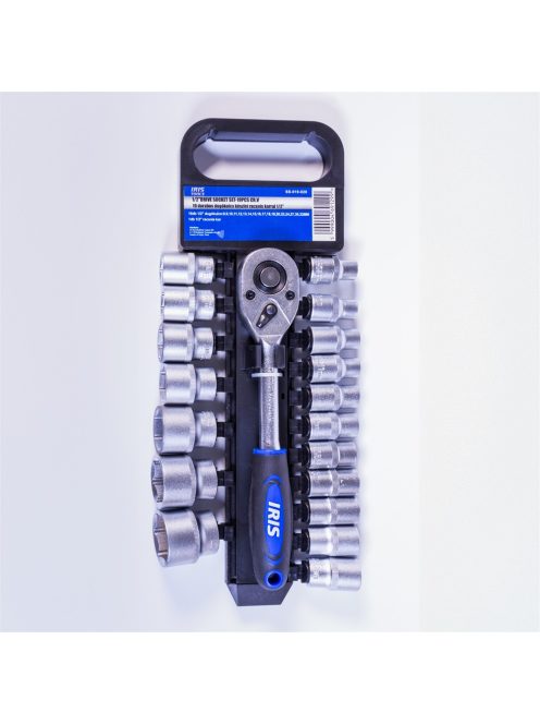 IRIS TOOLS SS-019-020 19 darabos dugókulcs készlet racsnis karral 1/2"