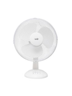   Home TF30WH asztali ventilátor, 40 W, 3 fokozat, 30 cm-es lapátátmérő, oszcillálás, fehér