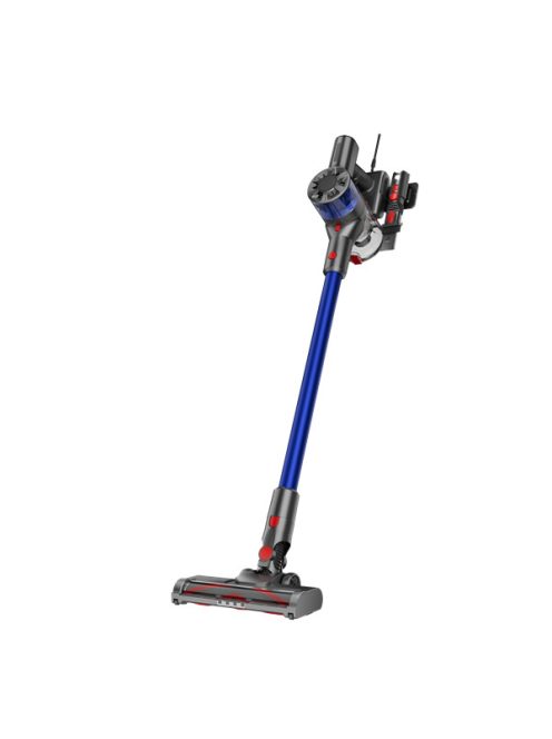 TOO-CVC-X3-BL kék akkumulátoros álló porszívó 140W, 11kPa, 0,5 liter, elektromos kefe Self standing funkcióval