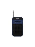 HAUSER TR-905 analóg AM/FM zsebrádió, RMS max. 0,5 W, kihúzható antenna, elemes tápellátás