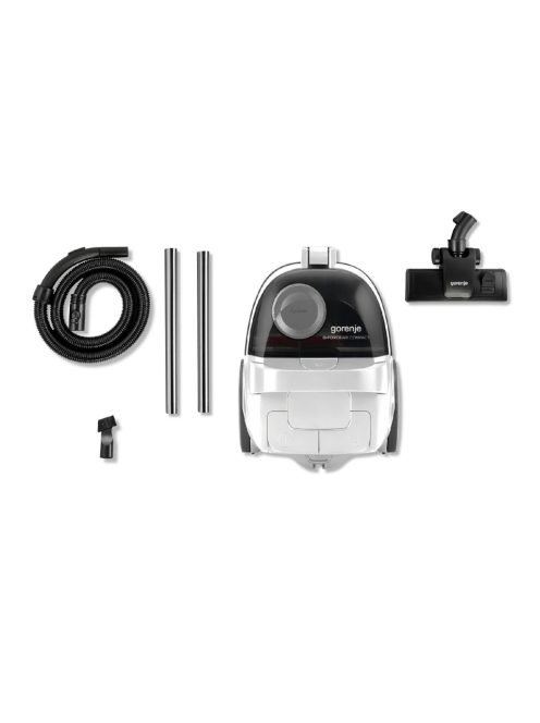Gorenje VCEA01GACWCY porszívó, 700 W, ciklonos, porzsák nélküli, 2,2 liter kapacitás, dupla HEPA szűrő, fehér