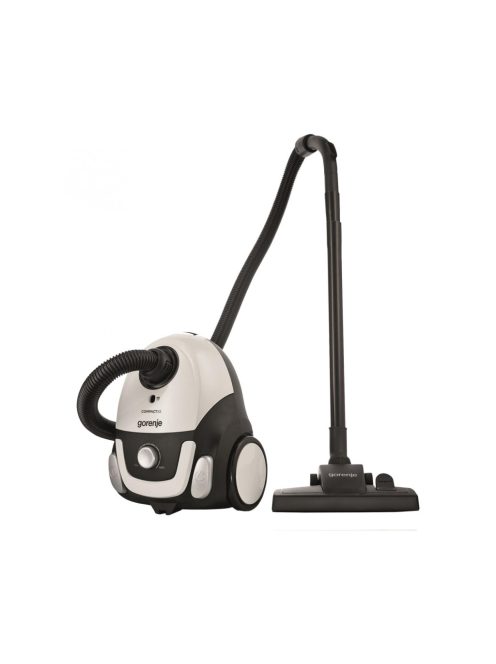 Gorenje VCEA11CXWII porzsákos porszívó, 750 W, 2 literes porzsák, HEPA szűrő, kábelfelcsévélés, parkoló pozíció, fehér