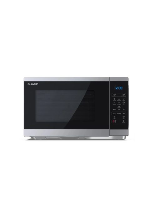  SHARP YC-MS252AE-S 25L, digitális mikrohullámú sütő, ezüst/fekete VEDD FEL VELÜNK A KAPCSOLATOT