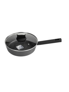   Zilan ZLN0874 Spotty Chef magasfalú serpenyő fedővel, 24 cm, 2,4 literes, tapadásmentes bevonat