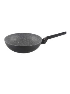   Zilan ZLN3345 wok serpenyő, 28 cm, tapadásmentes gránit belső bevonat, indukciós alj