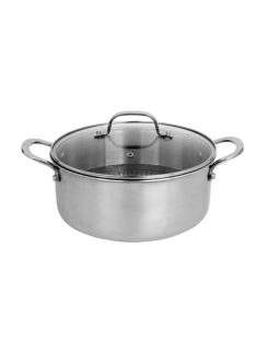   Zilan ZLN9648 Hexachef lábas fedővel, 24 cm, 4,3 liter, 3 rétegű, hatszögletű hibrid tapadásmentes belső