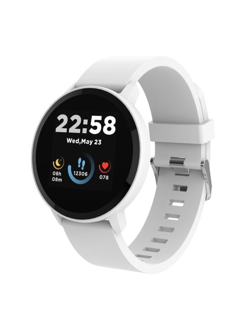 CANYON CNS-SW63SW Lollypop okosóra, 1,3”-os IPS kijelző, IP68, Li-pol akku, Bluetooth, iOS és Android kompatibilis, fehér