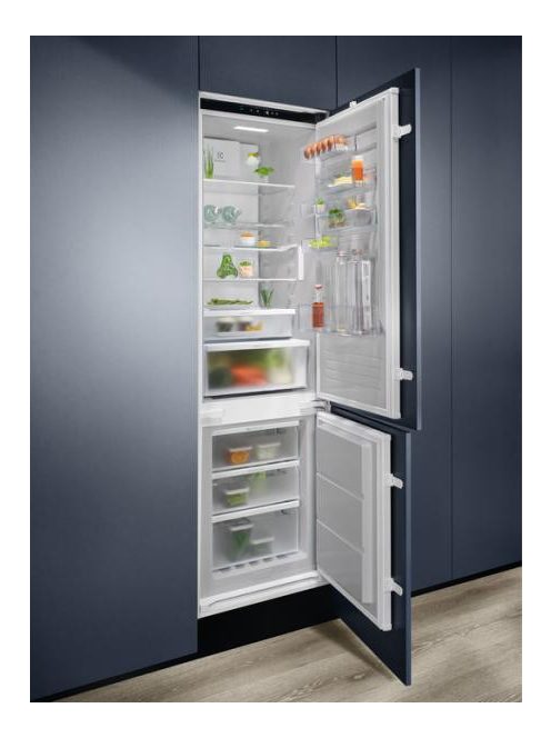 ELECTROLUX ENP7MD19S beépíthető kombinált hűtőszekrény MultiSpace, TwinTech, NoFrost(Multiflow)