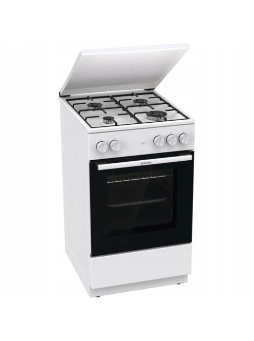 Gorenje GG5A14WJ Gáztűzhely, 4 gázégő, gázsütő, szikragyújtás, fém tetővel